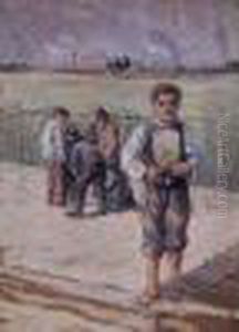 "l'ancien Champ De Courses De Saint-ouen" by Maximilien Luce