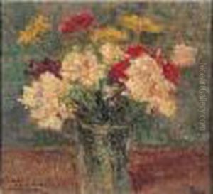 Bouquet De Fleurs by Maximilien Luce