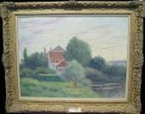 Auvers-sur-oise by Maximilien Luce