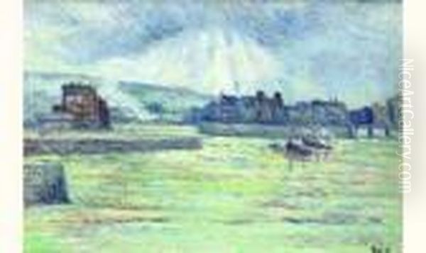 < Le Treport Pendant L'orage >. - view 1