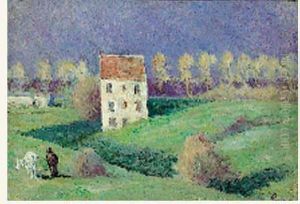 La Maison Blanche Route De Bonnieres by Maximilien Luce