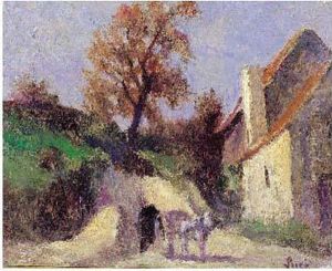 La Charrette by Maximilien Luce