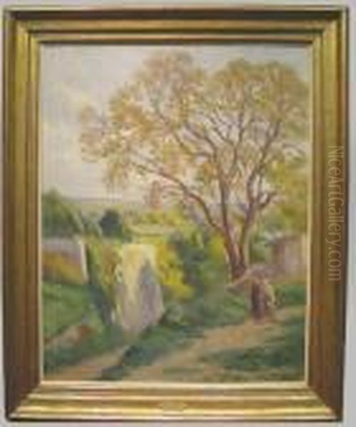 Two Figures In A Landscape - view 1