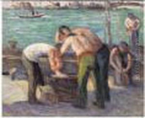 Les Travailleurs by Maximilien Luce
