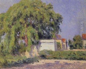Le Jardin Ensoleille (chez Alexandre Charpentier, Hameau Boileau) by Maximilien Luce