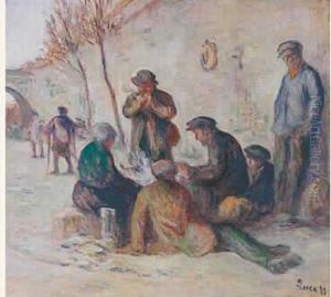 Sur Les Berges by Maximilien Luce
