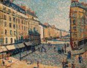Rue De Paris by Maximilien Luce