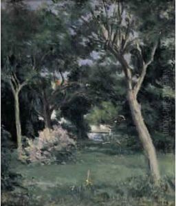 Le Jardin A Anvers, 1915-1920 by Maximilien Luce