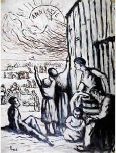 Amnistie.etude Pour Une Affiche Vers 1918 by Maximilien Luce