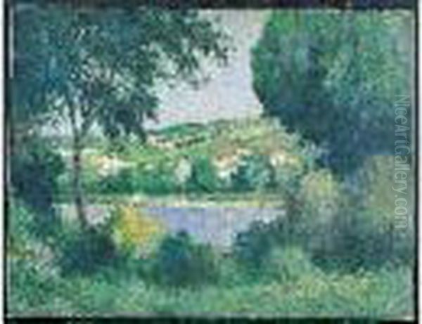 Vue D'un Village Dans La Campagne - view 1