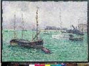 Les Voiliers by Maximilien Luce