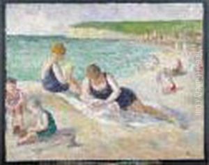 Personnages Sur La Plage