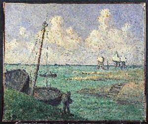 Enfant Et Bateaux Au Bord De L'eau Enfant Et Bateaux Au Bord De L'eau