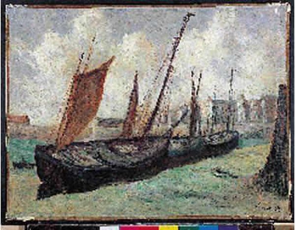 Dieppe, Bateaux A Quai - view 1