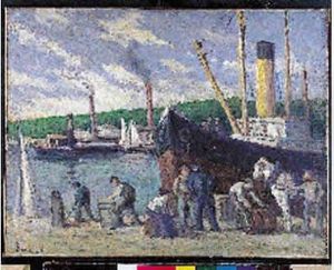Le Retour Des Pecheurs by Maximilien Luce