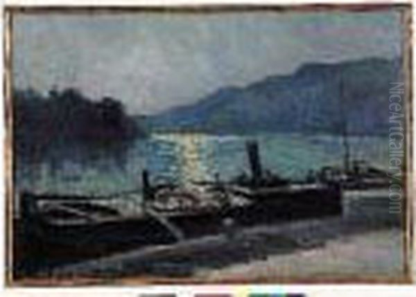 La Seine A Rolleboise - view 1