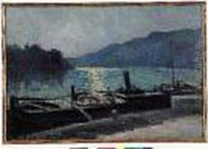 La Seine A Rolleboise by Maximilien Luce