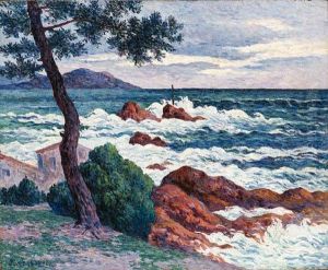Coup De Vent D'est Saint-claire by Maximilien Luce