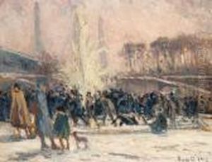 Les Jardins Des Tuilleries by Maximilien Luce