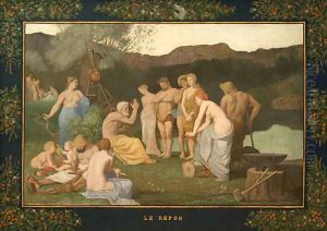 Rest by Pierre-Cecile Puvis De Chavannes
