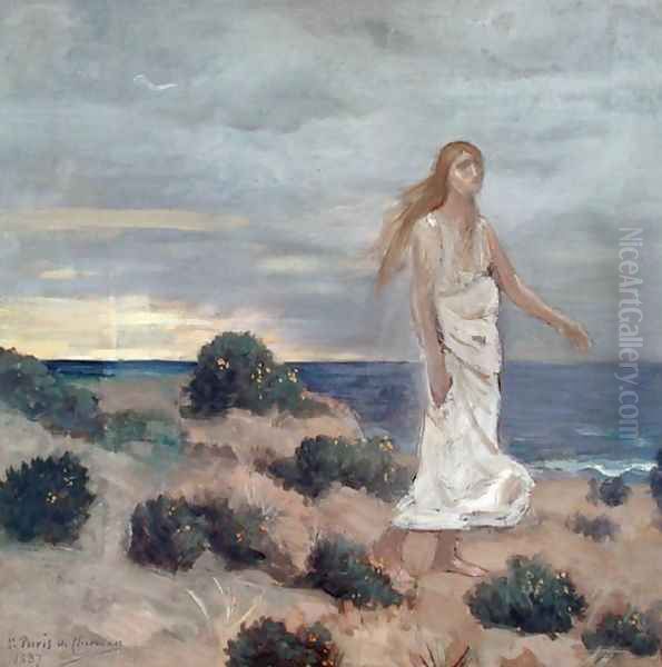 Woman by the Sea, 1887 - view 1