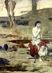 The Prodigal Son 2 by Pierre-Cecile Puvis De Chavannes
