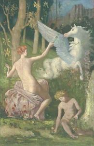 La Fantaisie (Fantasy) by Pierre-Cecile Puvis De Chavannes