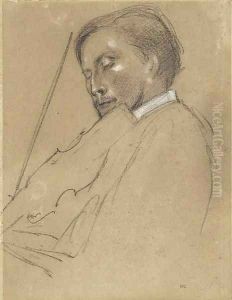 Le violoniste by Pierre-Cecile Puvis De Chavannes