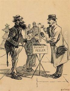 Street Vendor by George Luks