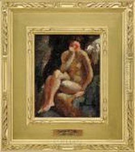 The Thinking Nude by George Luks