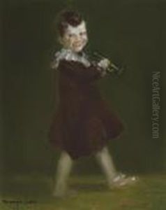 Boy With Bugle by George Luks