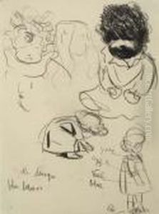 Child Studies by George Luks