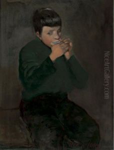 The Harmonica Player The Harmonica Player