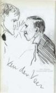 Two Men- Nose To Nose by George Luks