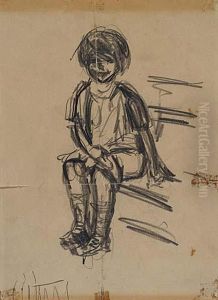 Seated Young Girl by George Luks