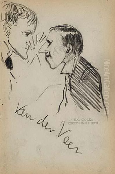 Two Men--nose To Nose - view 1