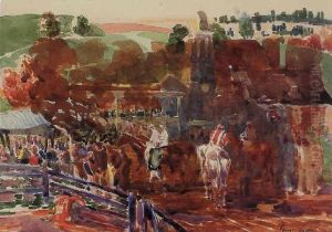 The Race Track by George Luks