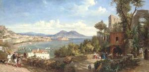 Naples from near Virgil's Tomb by William Parrott