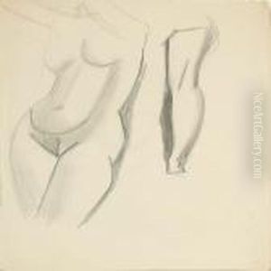 Studies Of Naked Woman And A Hand Studies Of Naked Woman And A Hand