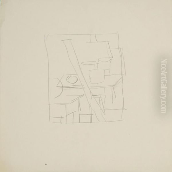 Sketch Book With Two Studies And Two Still Lives - view 1