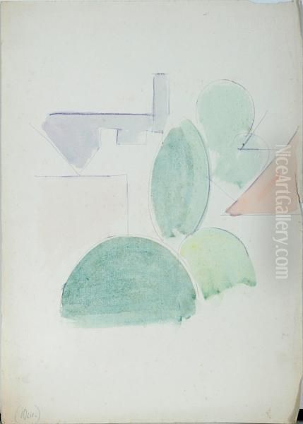 Buildings With Green Vegetation, 1940's - view 1
