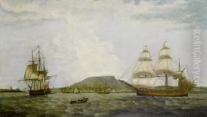 The Three-masted English Merchantman