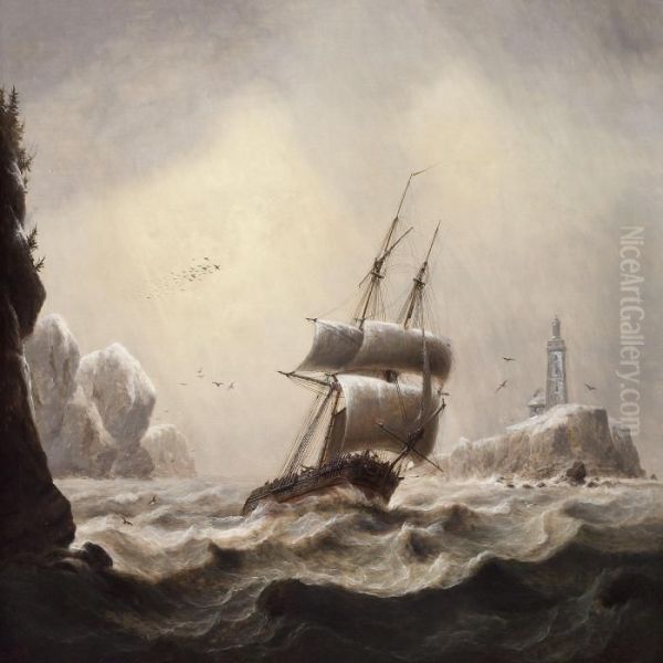 "the American Brig Sloop "vixon" - view 1