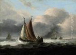 Running Out On The Tide by Thomas Luny
