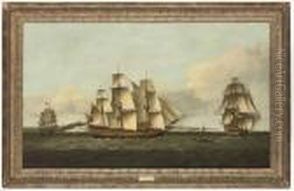 The British Merchantman
Tyson
In Three Positions Off Dover - view 1