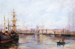 The Port by Edmond Marie Petitjean