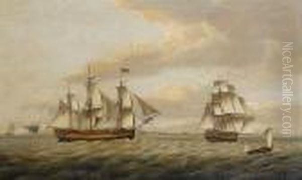 The 'rebecca' In Two Positions Off Walmercastle - view 1
