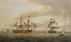 The 'rebecca' In Two Positions Off Walmer Castle