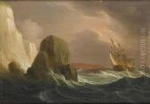 A Frigate Off The Lizard by Thomas Luny
