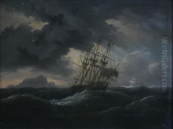 Frigates Caught In Astorm - view 1